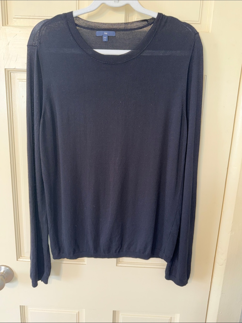 GAP Men's Navy Crewneck Long Sleeve Sweater